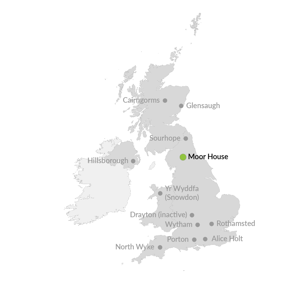 Moor House locator map