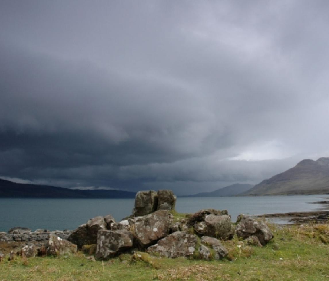 Stormy sky in Scotland. Photo: Andy Sier