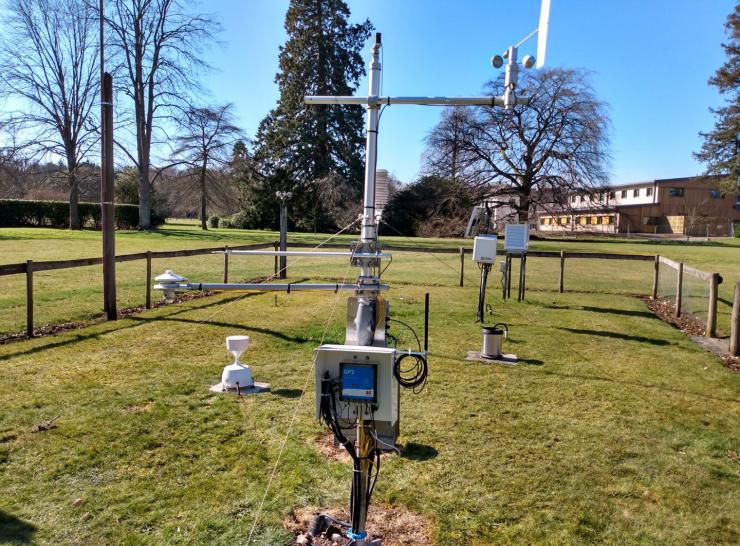 The meteorology station at Alice Holt